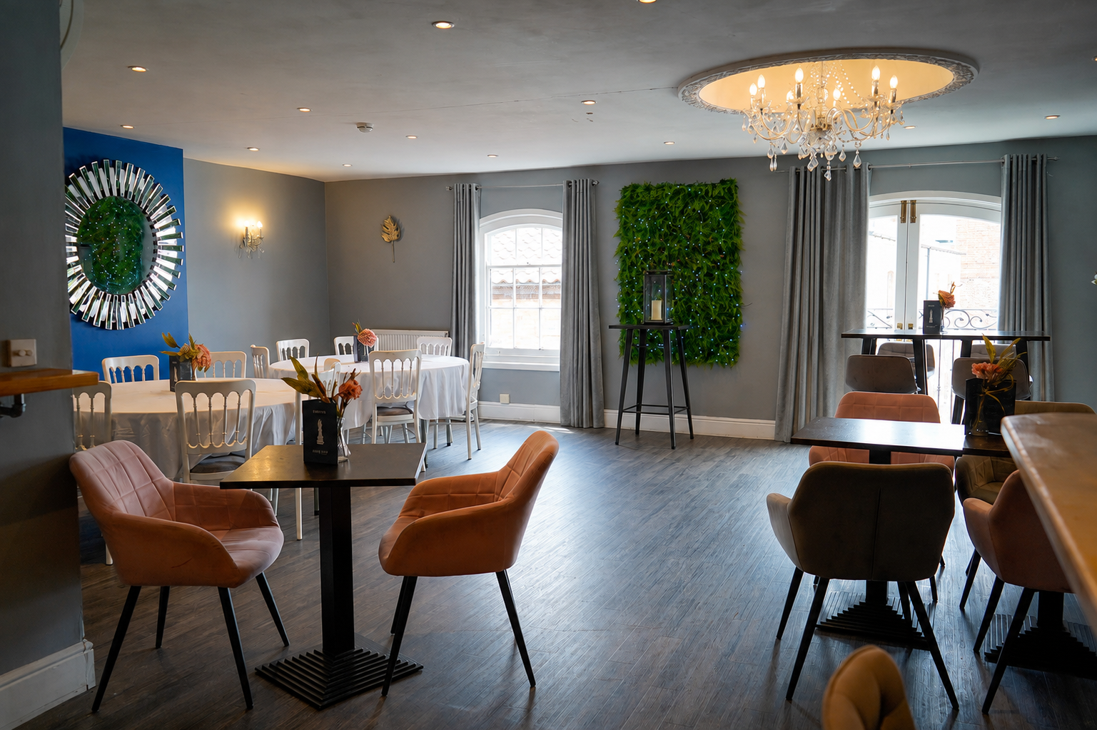 The Hideaway private function room at Bishops